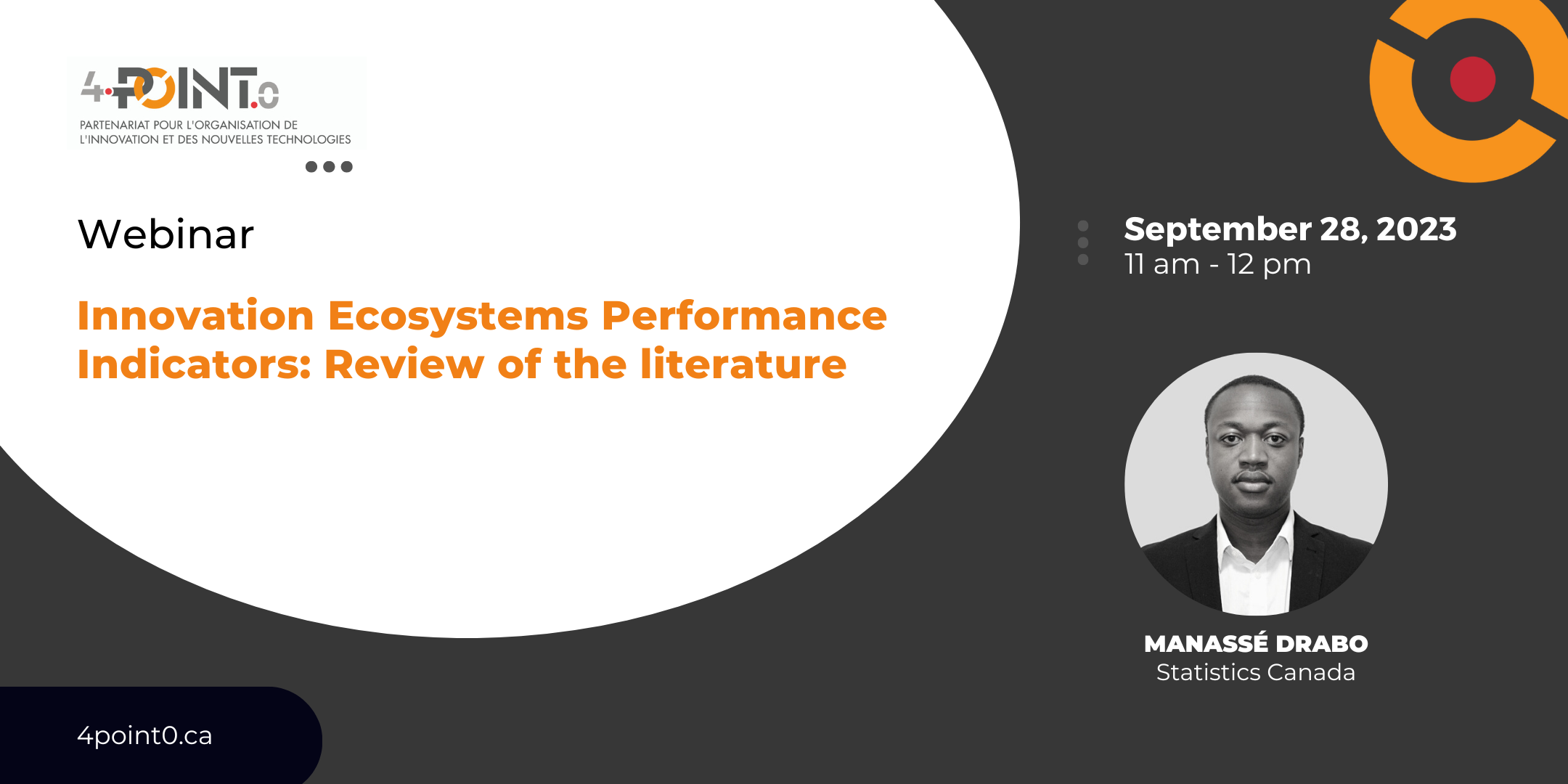 Innovation Ecosystems Performance Indicators: Review of the literature - Webinar with Manassé Drabo